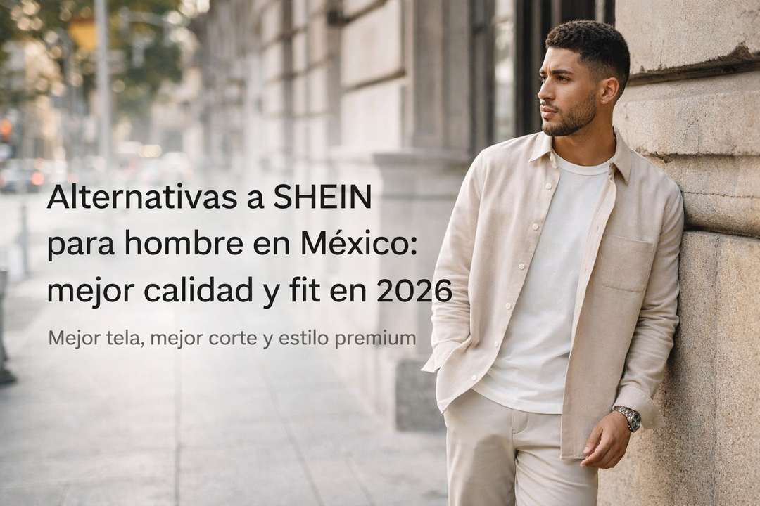 Alternativas a SHEIN para hombre en México: mejor calidad y fit en 2026