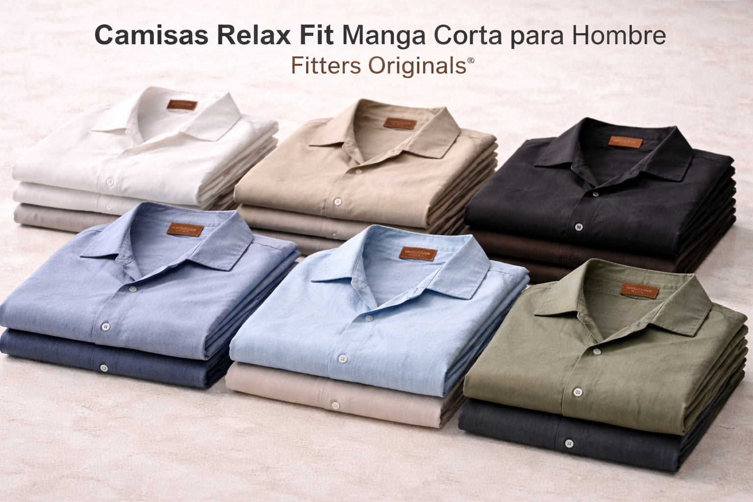 Camisas Relax Fit Manga Corta para Hombre | Fitters Originals® México