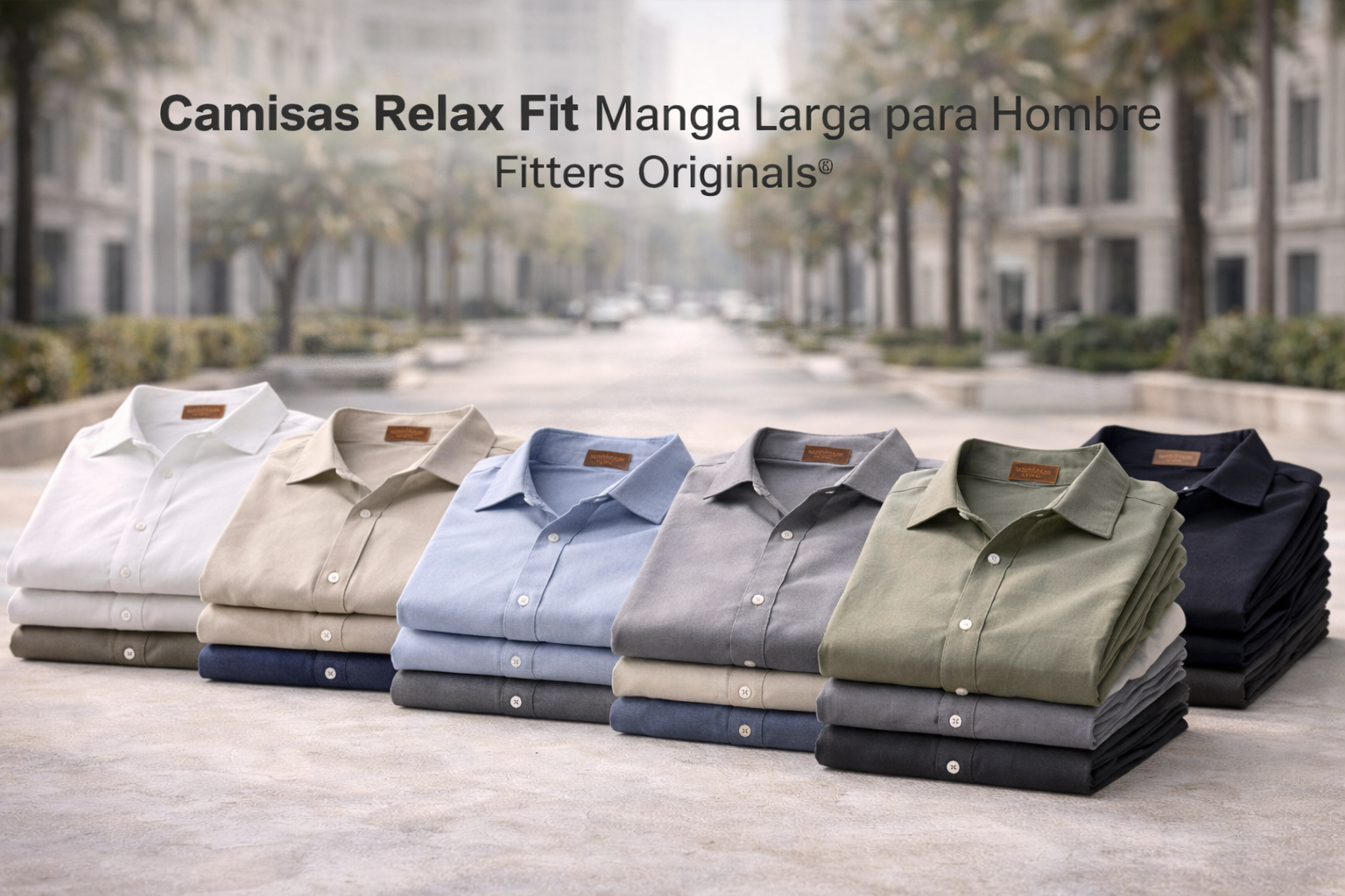 Camisas Relax Fit Manga Larga para Hombre | Fitters Originals® México