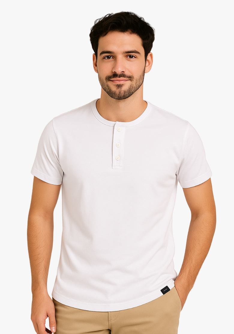 Playera Henley