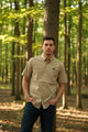 Camisa CHALLENGE CORE Caballero | KHAKI | Outdoor Relax Fit Caballero
