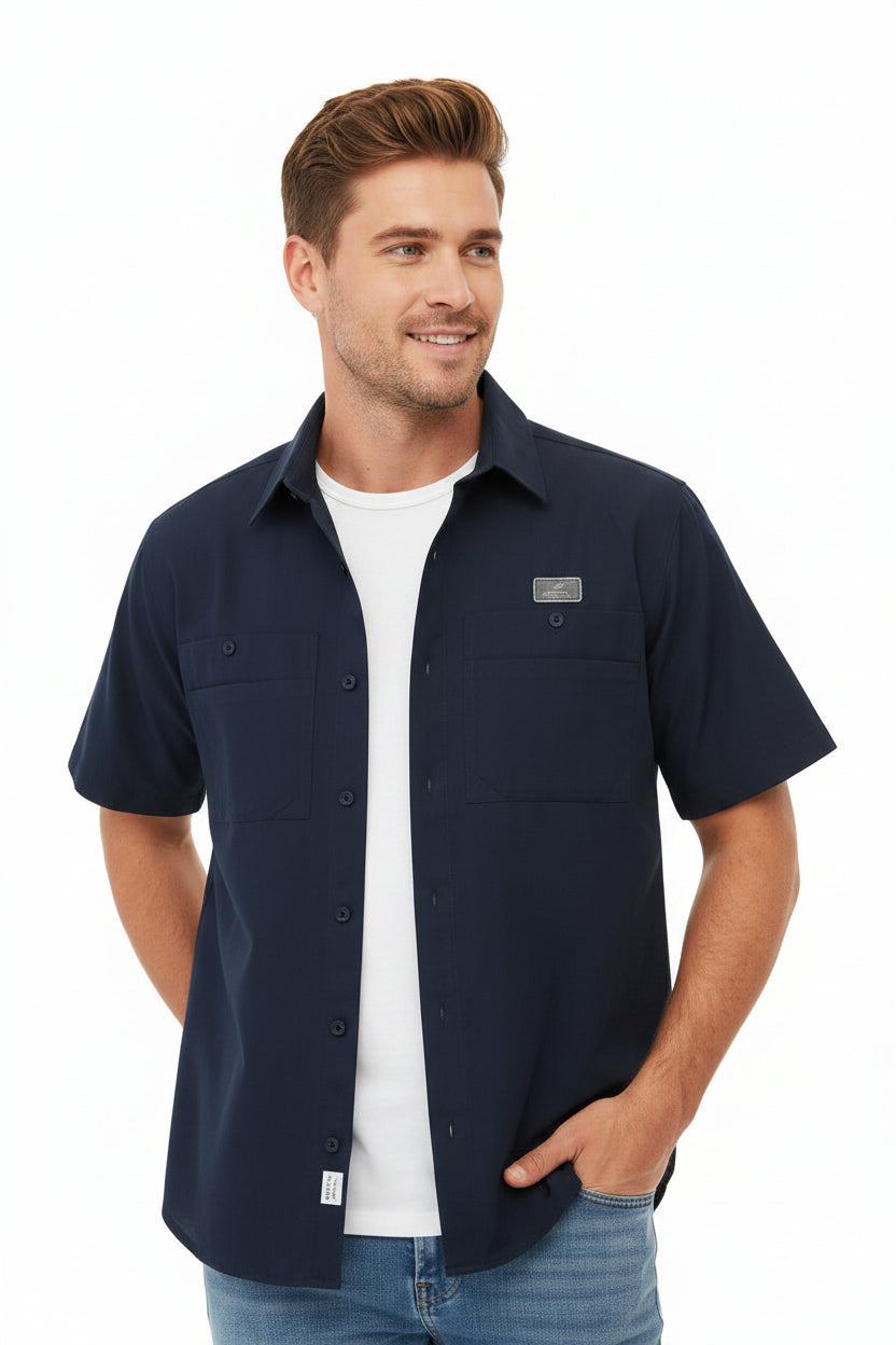 Camisa CHALLENGE TAM Caballero | MARINO | Outdoor Relax Fit Caballero