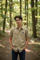 Camisa CHALLENGE CORE JR | KHAKI | Outdoor Relax Fit Juvenil