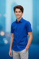 Camisa FURY Juvenil | AZUL ESTATE | Slim Fit Sin Bolsa Niño