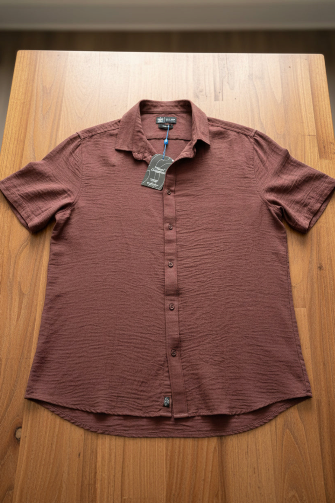Camisa GOLLUM 219 Slim Fit de manga corta para hombre de FITTERS ORIGINALS, con diseño moderno y ajuste ajustado.