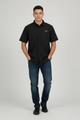Camisa CHALLENGE CORE Caballero | NEGRO | Outdoor Relax Fit Caballero