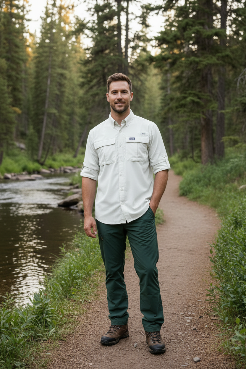 Camisa CHALLENGE TAM Caballero | BLANCO | Outdoor Relax Fit Caballero