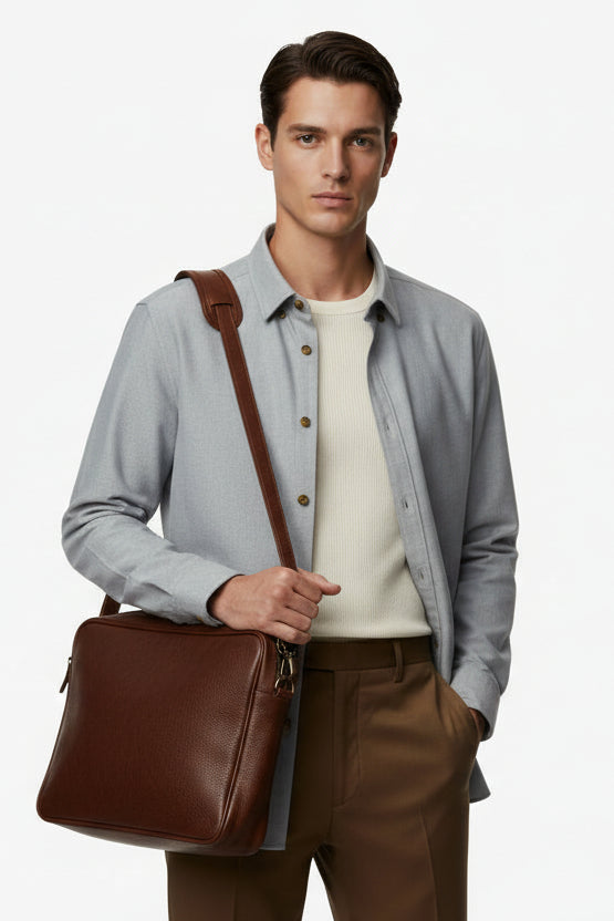 Camisa tipo Sobrecamisa ligera - 100-133 - Taupe