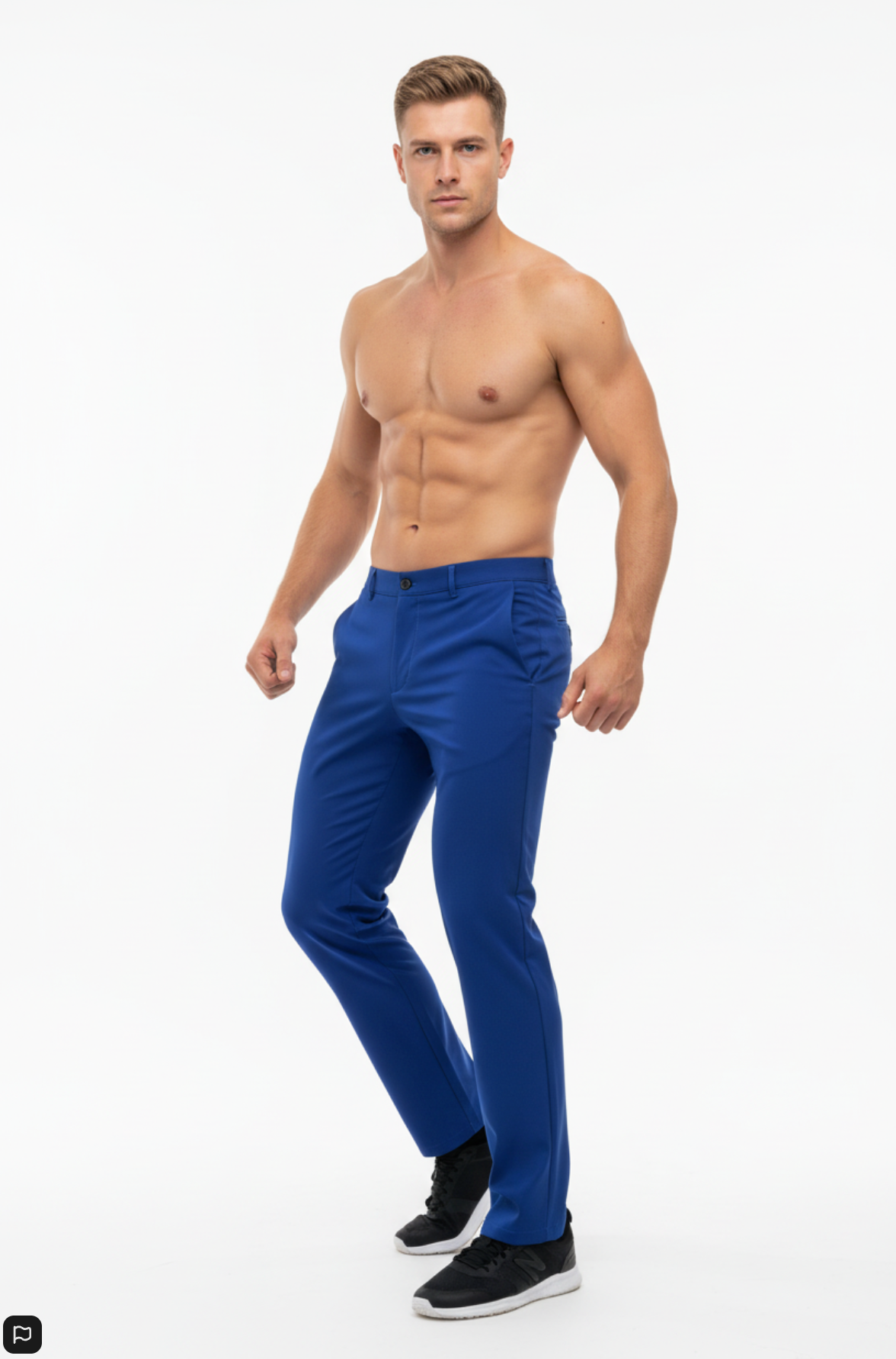 Pantalón Flex Pro Performance de CHALLENGE YOURSELF en color azul Alviero, pantalón deportivo de alta calidad.