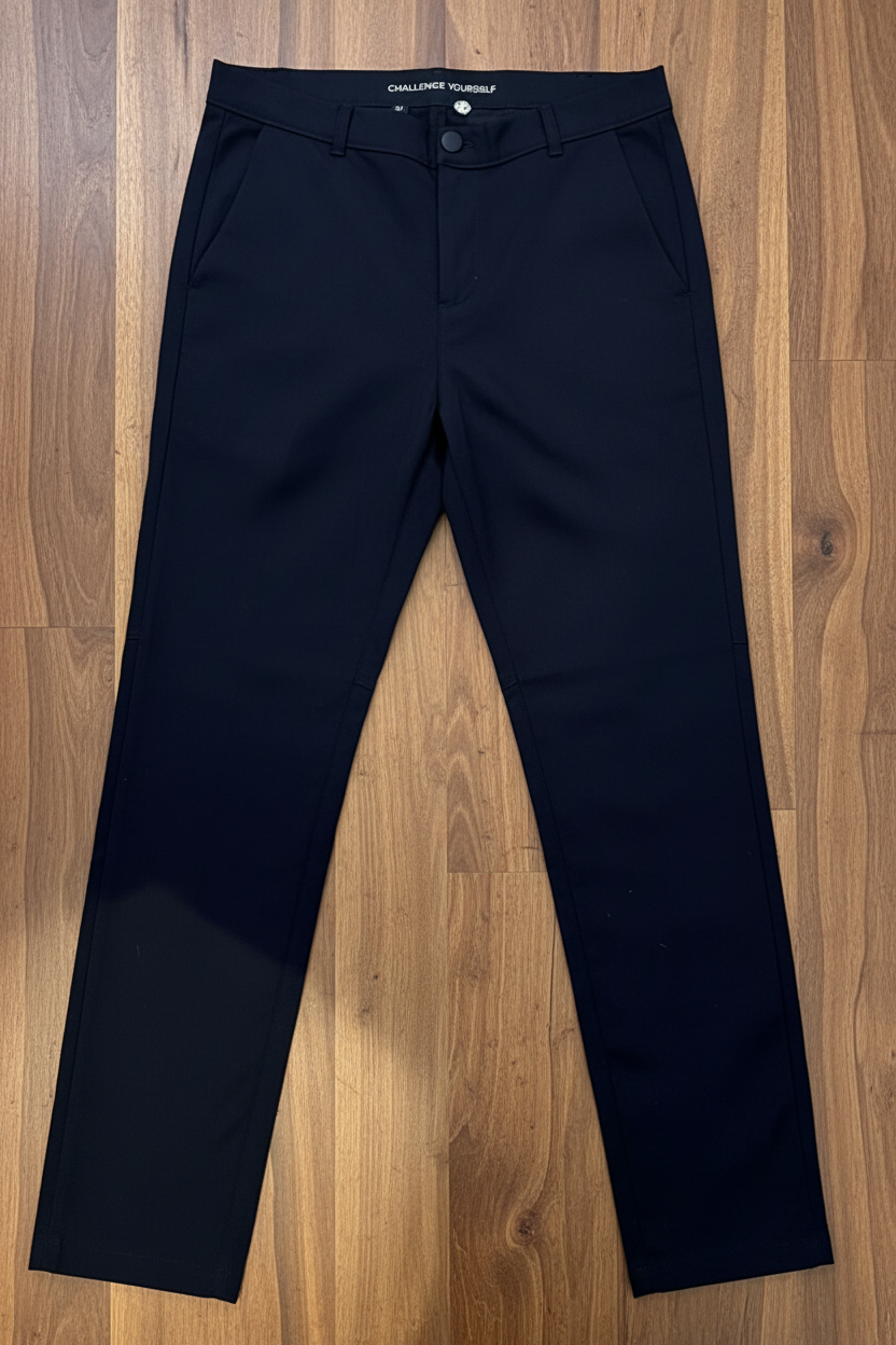 Pantalón Flex Pro Performance de CHALLENGE YOURSELF en color negro, pantalón deportivo de entrenamiento para actividad física.