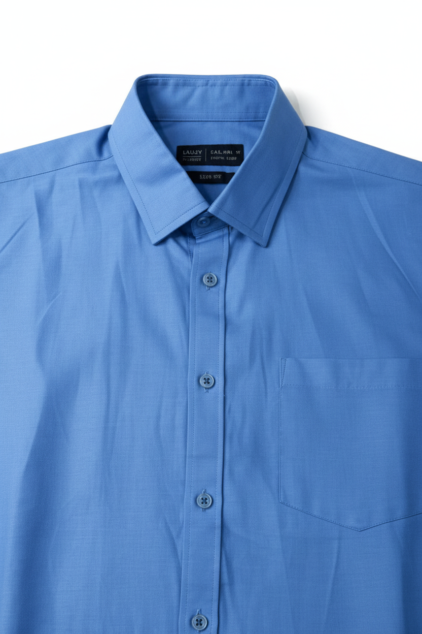 Camisa de manga larga slim fit de la marca Fitters Originals, diseño con estampado África en color oscuro.