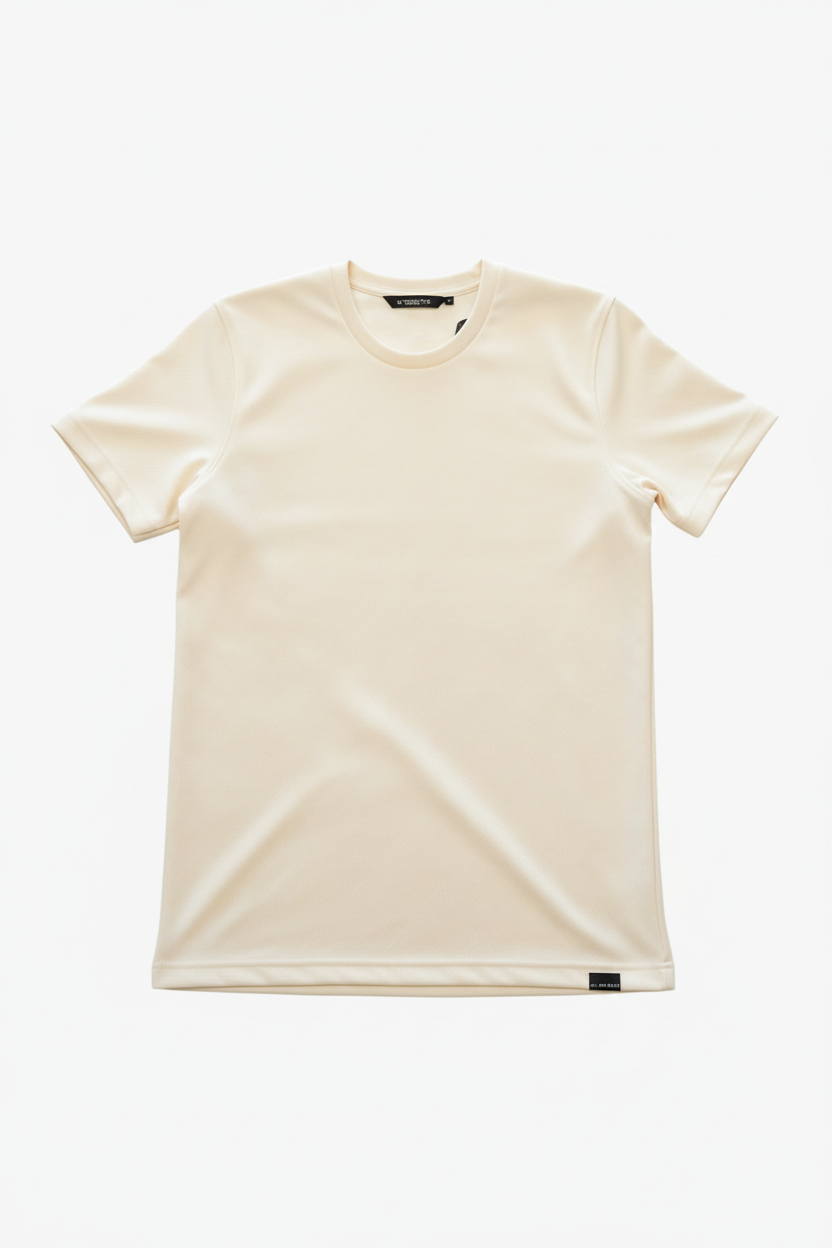 playera jaguar color ivory fondo liso