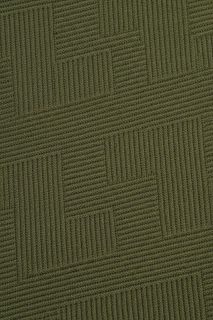 textura de tela playera jaguar verde militar