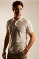 Polo PANTHERA Jaquard 56 con Textura – Slim Fit – Hueso