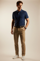 Polo PANTHERA Jaquard 56 con Textura – Slim Fit – Oceano