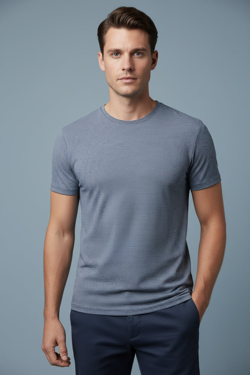 Playera KEKO Rayas | Color Marino