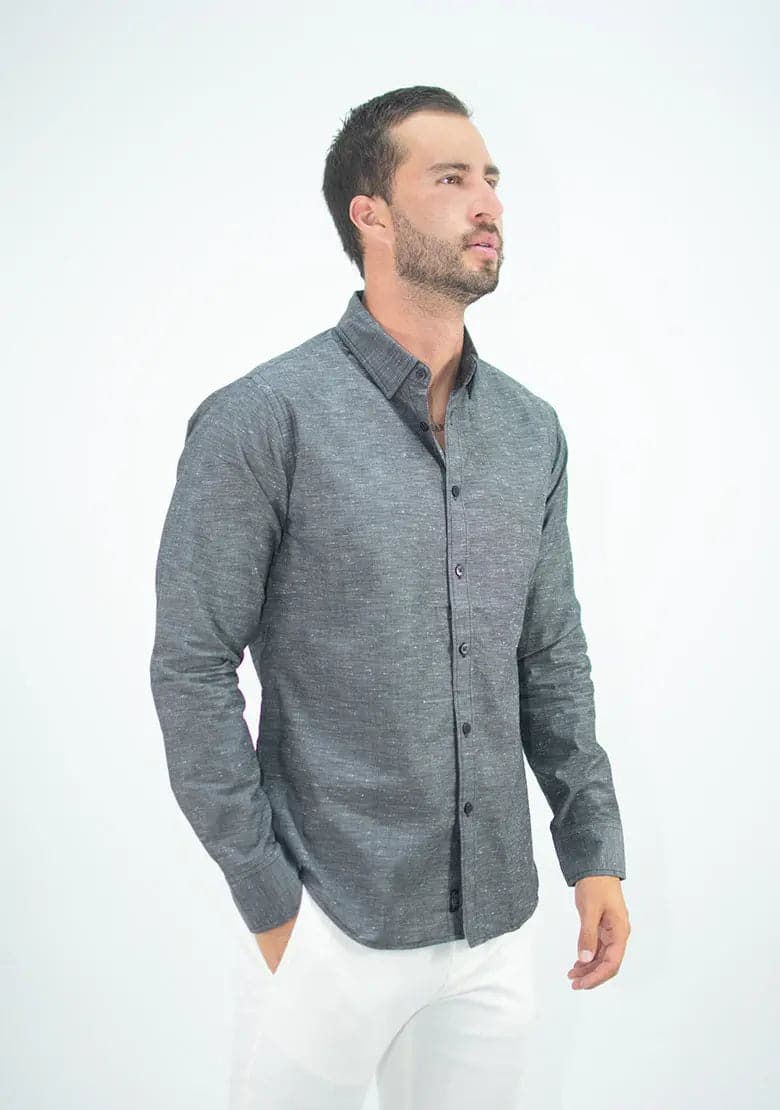 Camisa 100-63 Slim Fit - Manga Larga IF FITTERS ORIGINALS Camisa Manga Larga Slim Fit