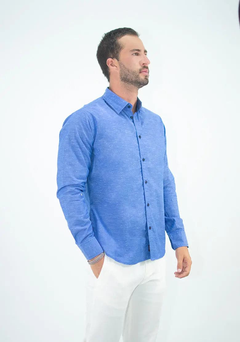 Camisa 100-65 Slim Fit - Manga Larga IF FITTERS ORIGINALS Camisa Manga Larga Slim Fit