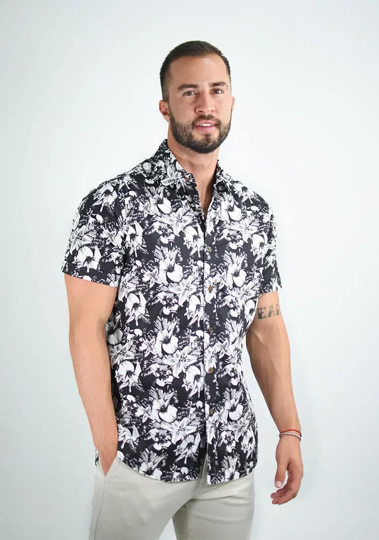 Camisa 1000-10 Slim Fit - Manga Corta IF FITTERS ORIGINALS Camisa Manga Corta Slim Fit