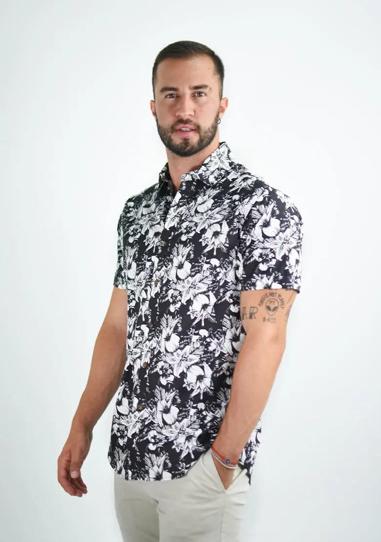 Camisa 1000-10 Slim Fit - Manga Corta IF FITTERS ORIGINALS Camisa Manga Corta Slim Fit