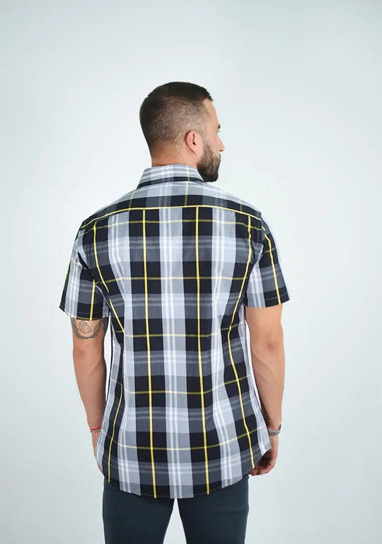 Camisa 1000-17 Slim Fit - Manga Corta IF FITTERS ORIGINALS Camisa Manga Corta Slim Fit