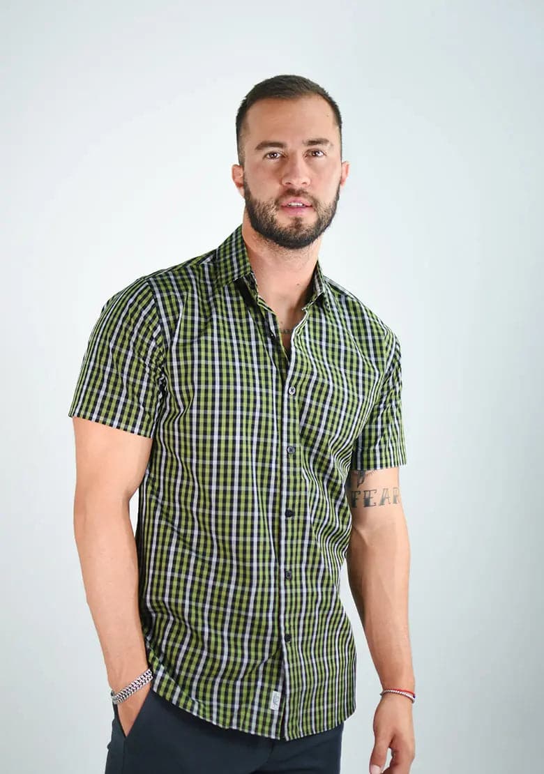 Camisa 1000-20 Slim Fit - Manga Corta IF FITTERS ORIGINALS Camisa Manga Corta Slim Fit