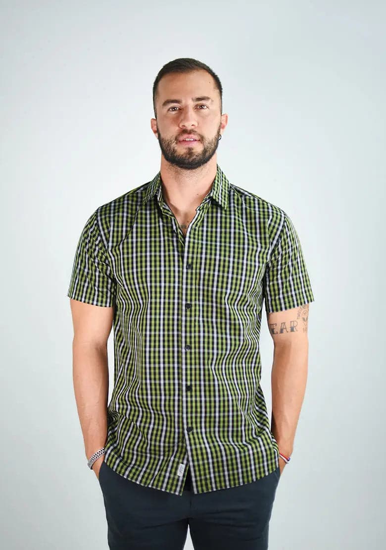 Camisa 1000-20 Slim Fit - Manga Corta IF FITTERS ORIGINALS Camisa Manga Corta Slim Fit