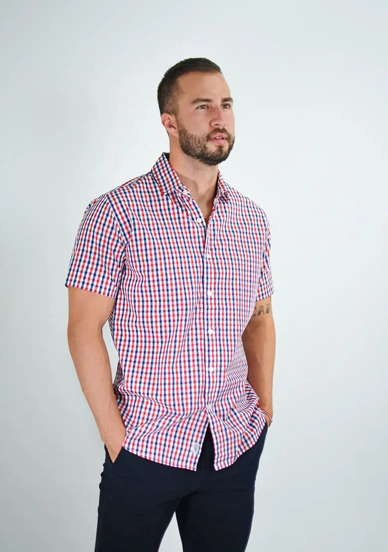 Camisa 1000-20 Slim Fit - Manga Corta IF FITTERS ORIGINALS Camisa Manga Corta Slim Fit