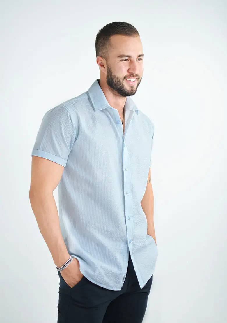 Camisa 1000-37 Slim Fit - Manga Corta IF FITTERS ORIGINALS Camisa Manga Corta Slim Fit