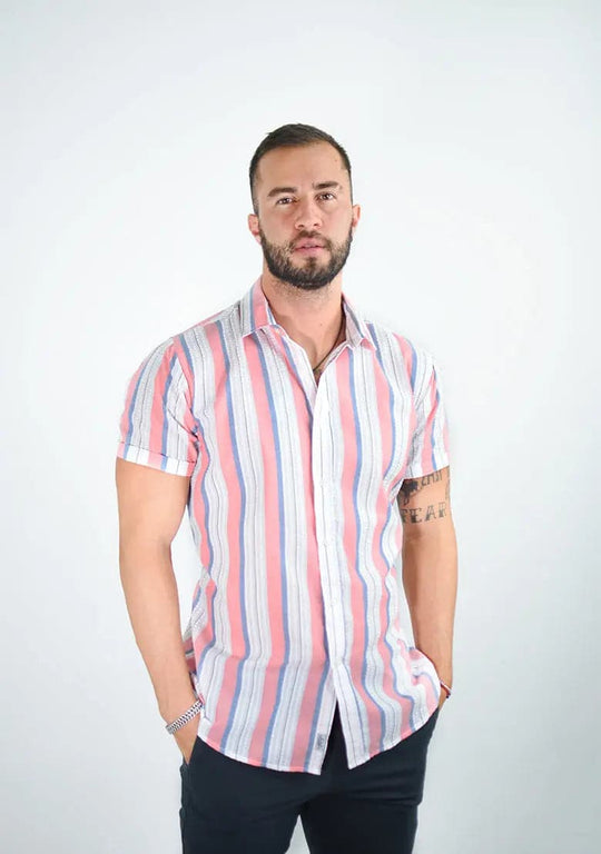 Camisa 1000-39 Slim Fit - Manga Corta IF FITTERS ORIGINALS Camisa Manga Corta Slim Fit