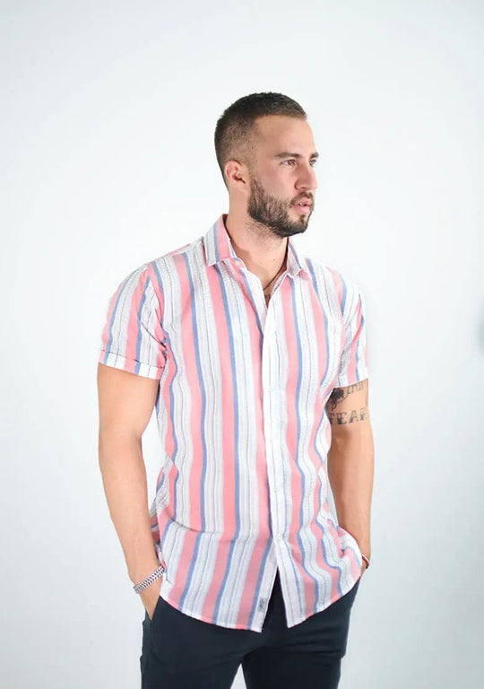 Camisa 1000-39 Slim Fit - Manga Corta IF FITTERS ORIGINALS Camisa Manga Corta Slim Fit