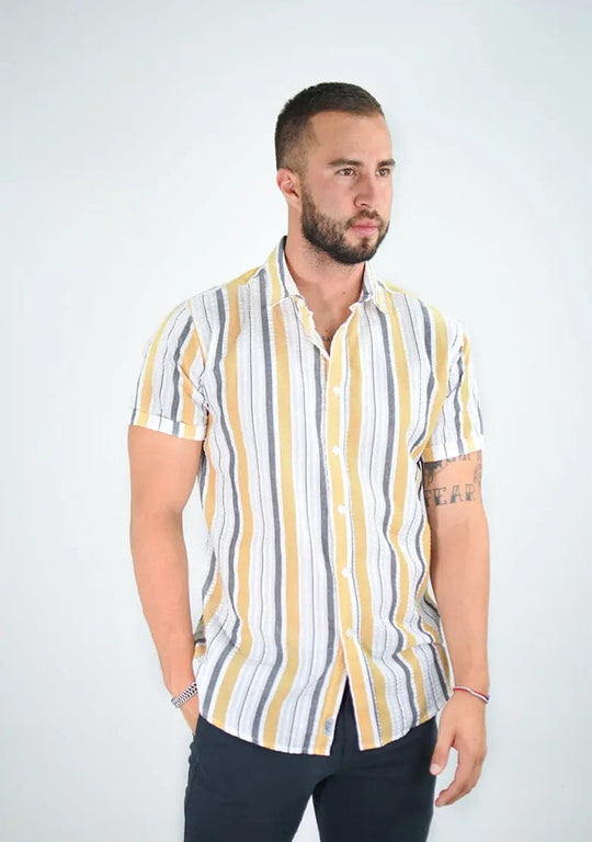 Camisa 1000-39 Slim Fit - Manga Corta IF FITTERS ORIGINALS Camisa Manga Corta Slim Fit