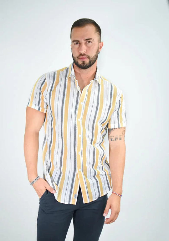 Camisa 1000-39 Slim Fit - Manga Corta IF FITTERS ORIGINALS Camisa Manga Corta Slim Fit