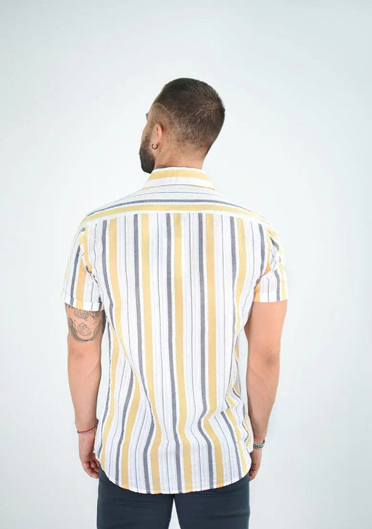 Camisa 1000-39 Slim Fit - Manga Corta IF FITTERS ORIGINALS Camisa Manga Corta Slim Fit