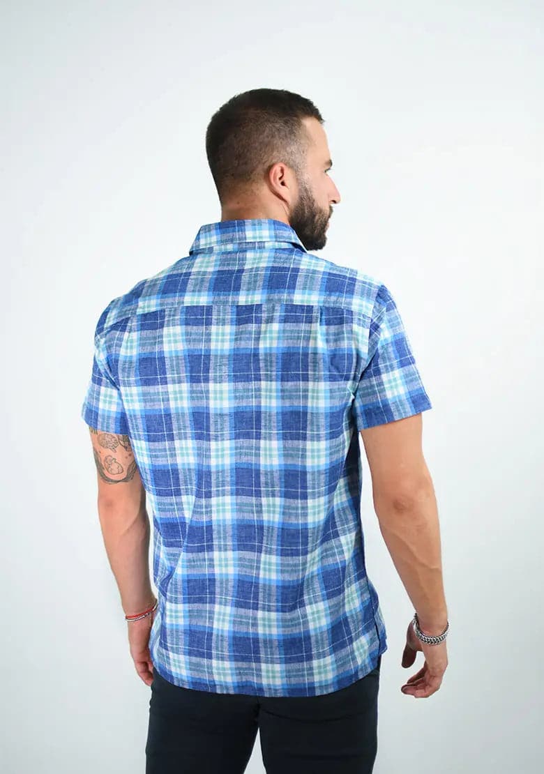 Camisa 1002-01 Slim Fit - Manga Corta IF FITTERS ORIGINALS Camisa Manga Corta Slim Fit