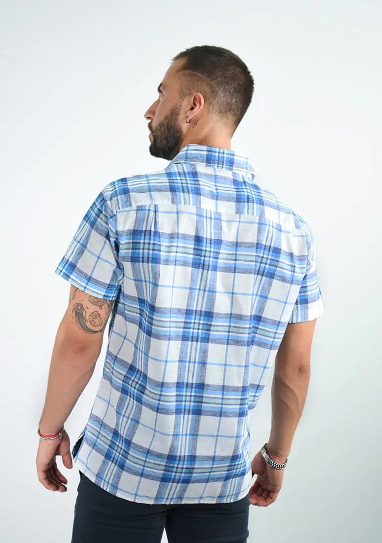 Camisa 1002-01 Slim Fit - Manga Corta IF FITTERS ORIGINALS Camisa Manga Corta Slim Fit