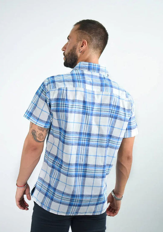 Camisa 1002-01 Slim Fit - Manga Corta IF FITTERS ORIGINALS Camisa Manga Corta Slim Fit