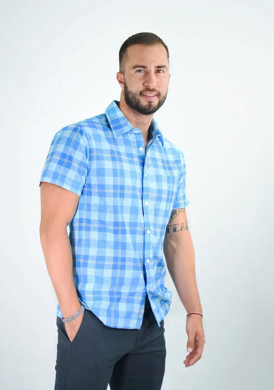 Camisa 1002-01 Slim Fit - Manga Corta IF FITTERS ORIGINALS Camisa Manga Corta Slim Fit