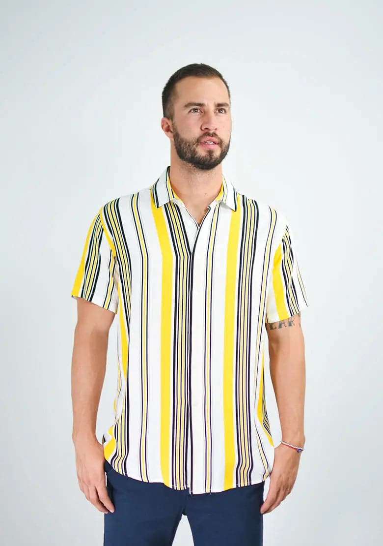 Camisa 2000-5 Slim Fit - Manga Corta IF FITTERS ORIGINALS Camisa Manga Corta Slim Fit