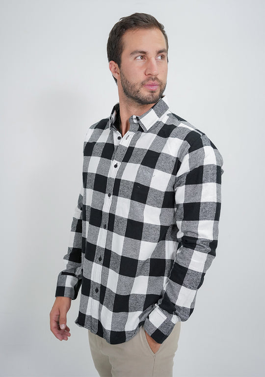 Camisa SIBER Franela 101-15 Slim